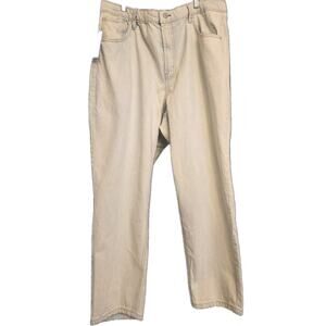NWT Size 17 Women's Jeans 28" Inseam Bleached High Rise Tapered Leg MSRP $25